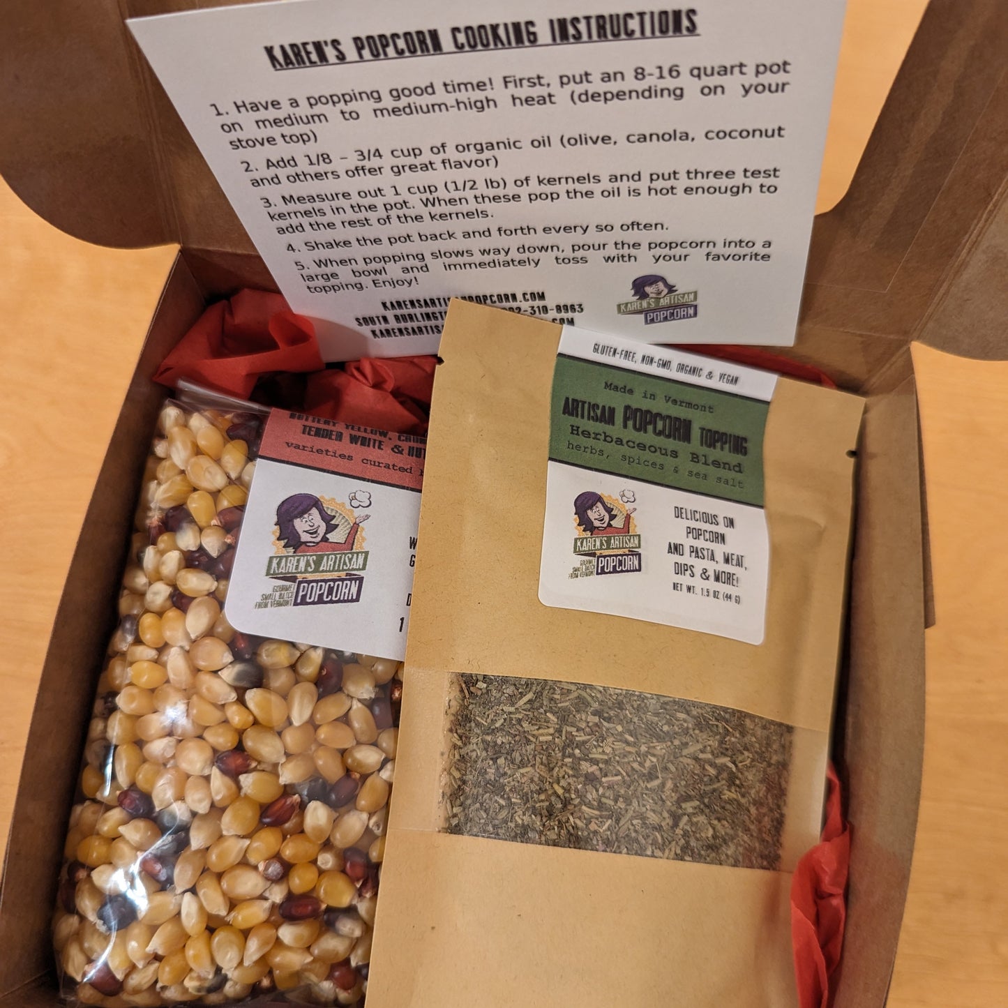 Herbaceous Blend DIY Gourmet Popcorn Kit