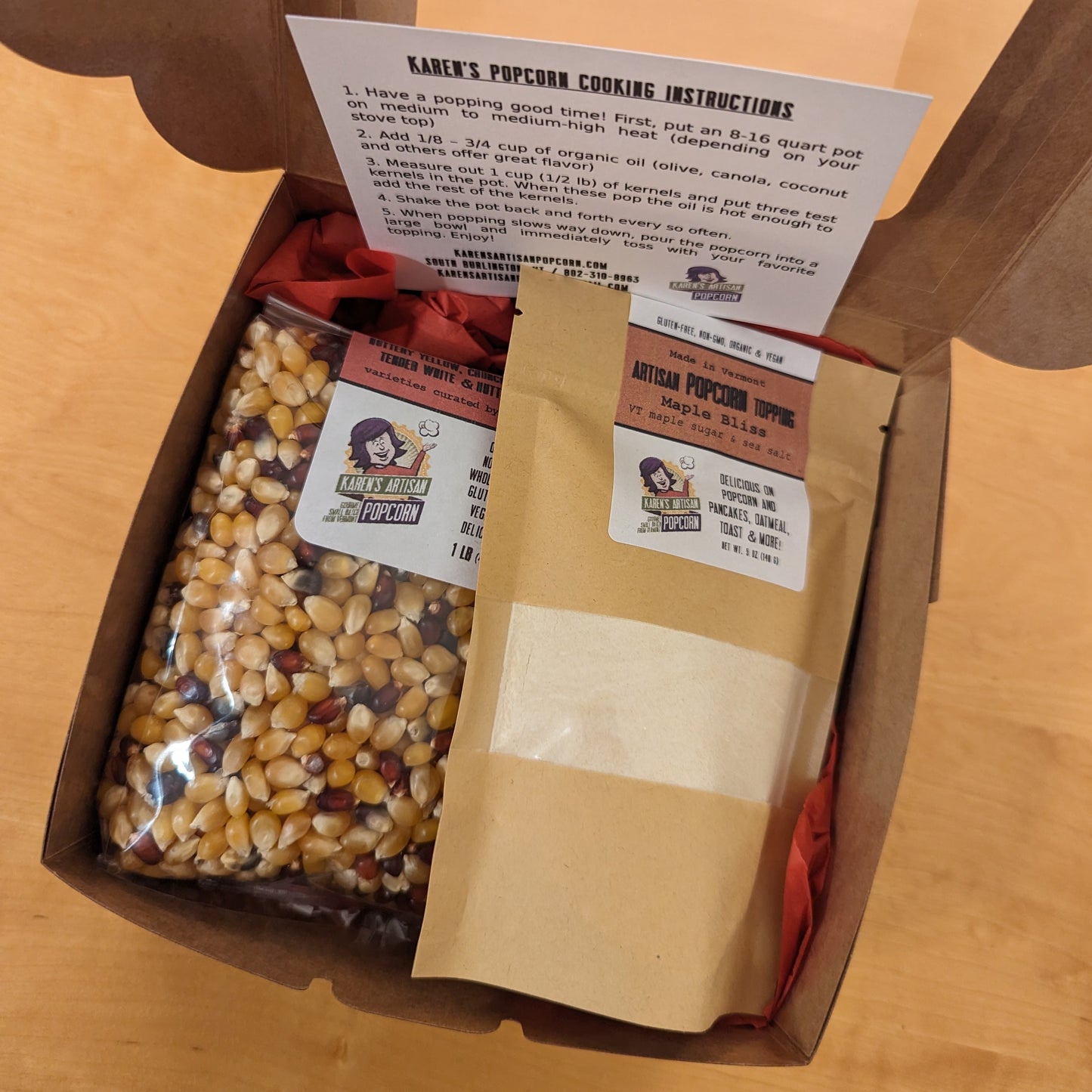 Maple Bliss DIY Gourmet Popcorn Kit