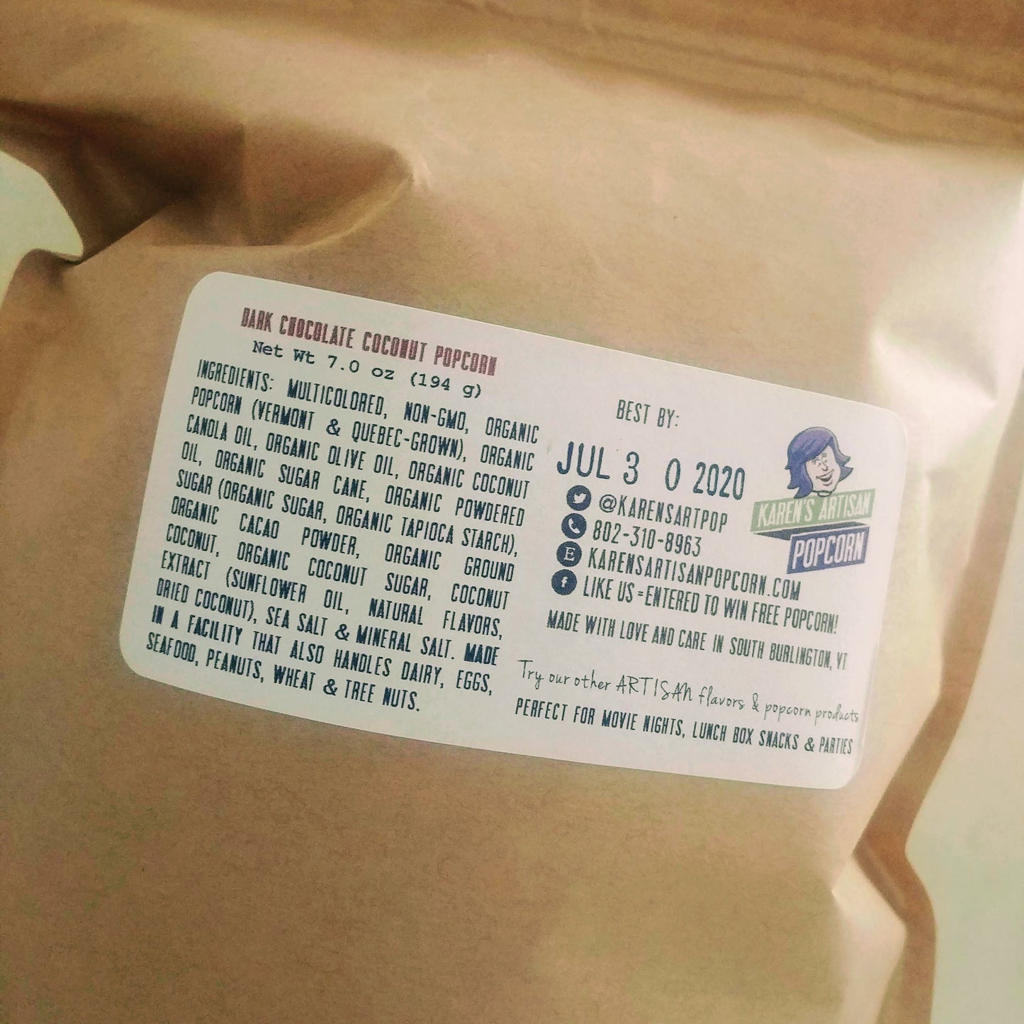 Dark Chocolate Coconut