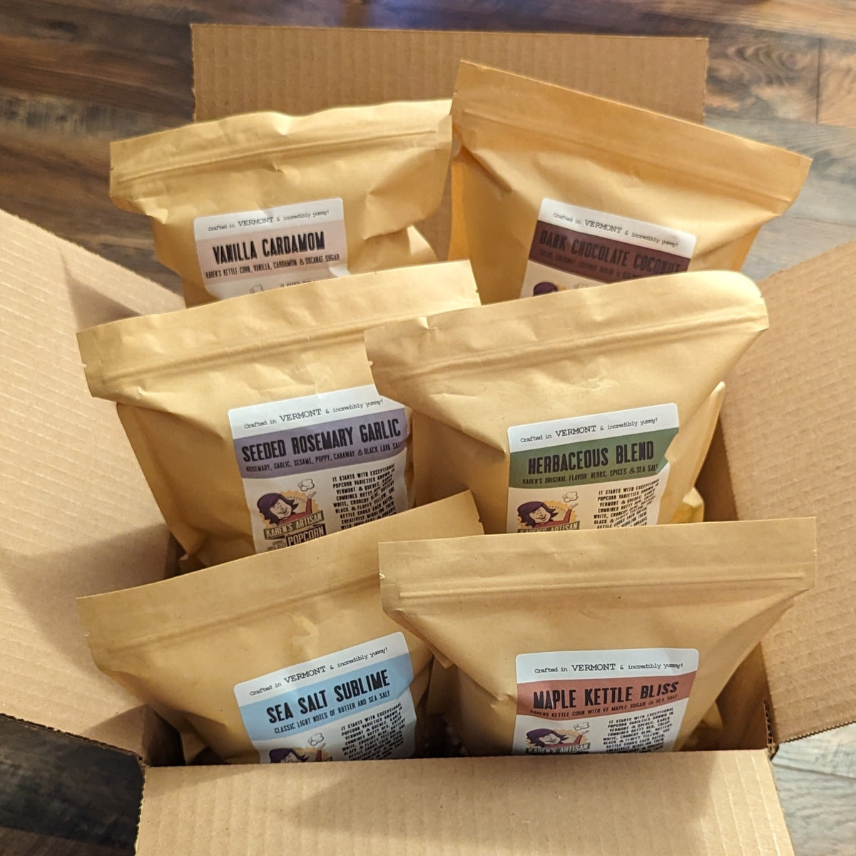 Gourmet Popcorn of the Month Club - 6 Bags/Month (pay as you go option)