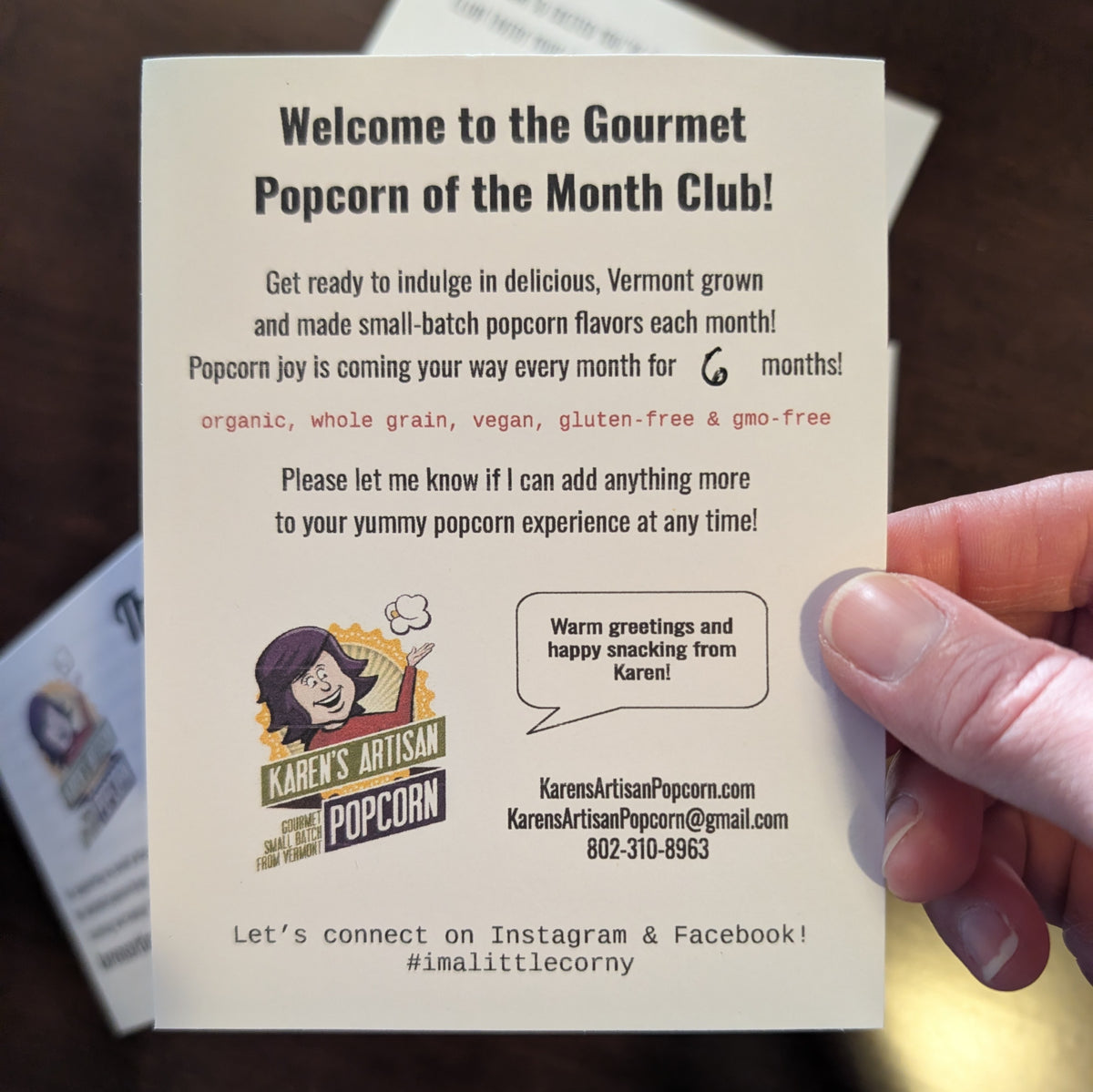 Gourmet Popcorn of the Month Club - 6 Bags/Month (pay as you go option)