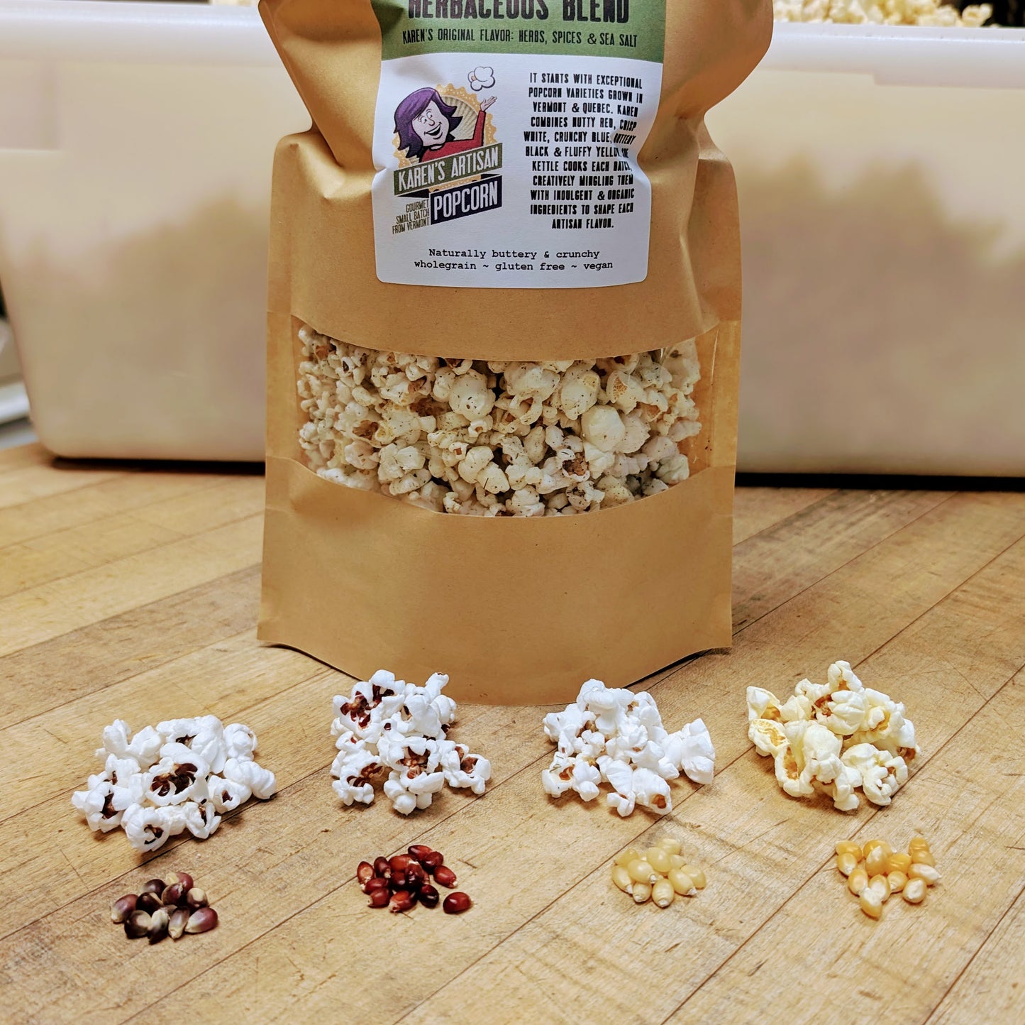 1 lb Karen's Gourmet Popcorn Kernel Mix