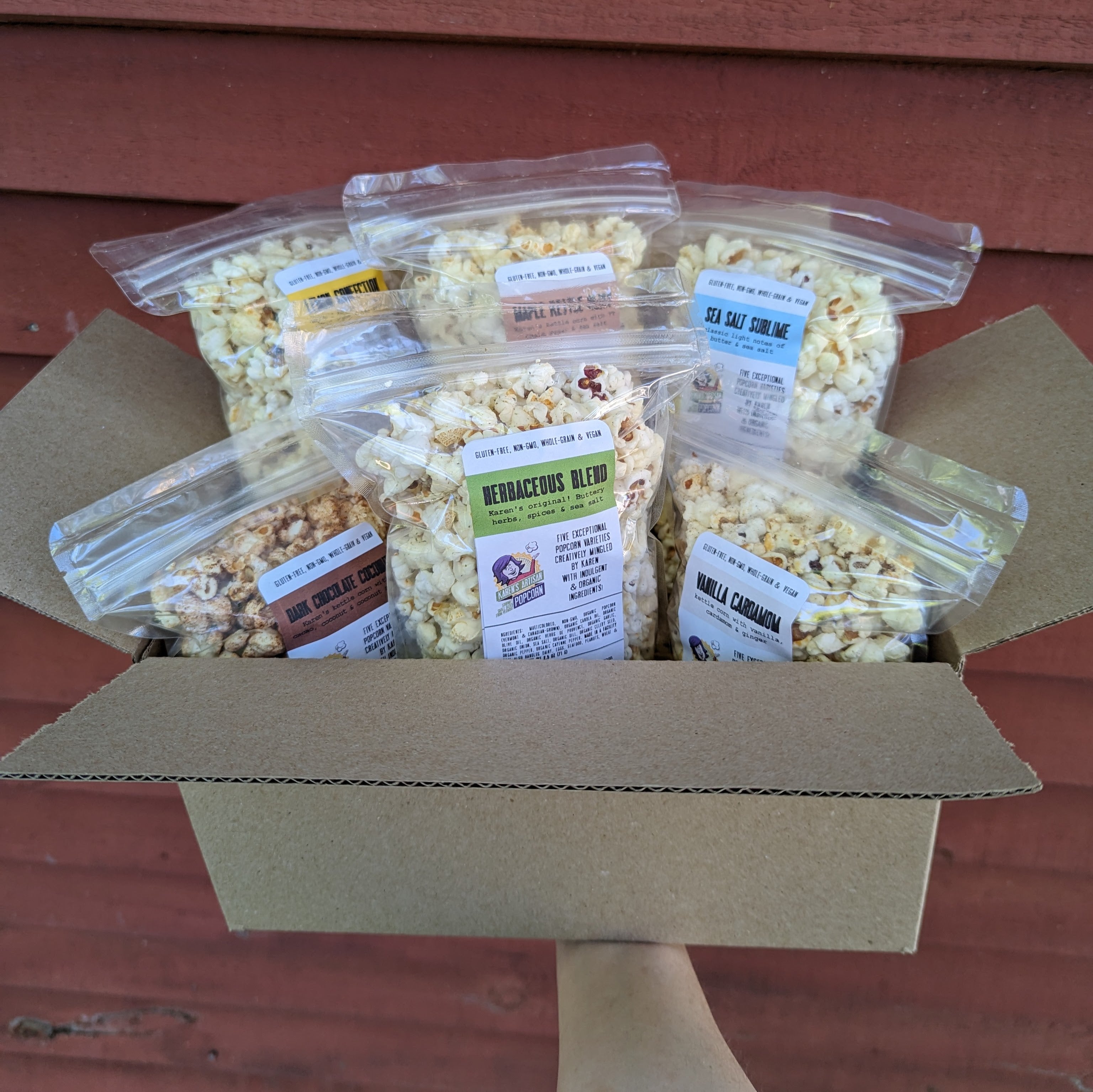 Variety Popcorn Pack - 6 Little Corny Size Bags