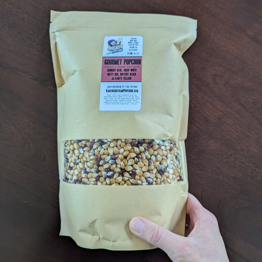 4 lbs Karen's Gourmet Popcorn Kernel Mix (resealable bag)