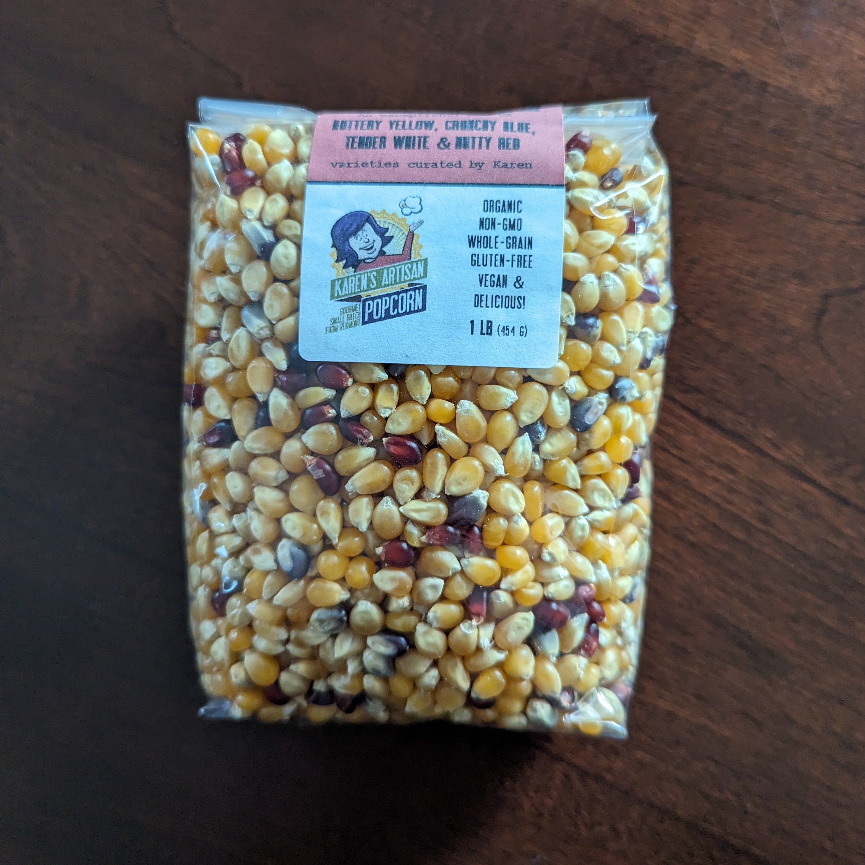 1 lb Karen's Gourmet Popcorn Kernel Mix